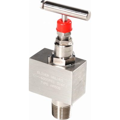 angle ‘a’ type needle valve