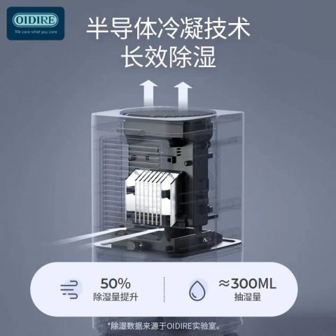 德国 oidire 除湿机 家用抽湿机抽湿去湿器吸湿除潮防潮小型抽湿神器地下室卧室居家公寓 除湿机 odi-csj01 玛鲁白