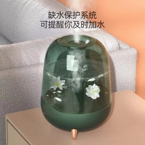 德尔玛（deerma）加湿器卧室空气加湿办公室家用母婴加湿低噪加湿5l大容量高端透明加湿机f329 德尔玛复古加湿器（标配款）